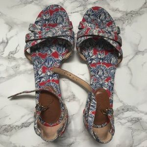 J.Crew Floral Sandals